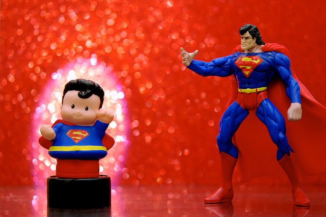 Customized super hero figurines by 3D Printing