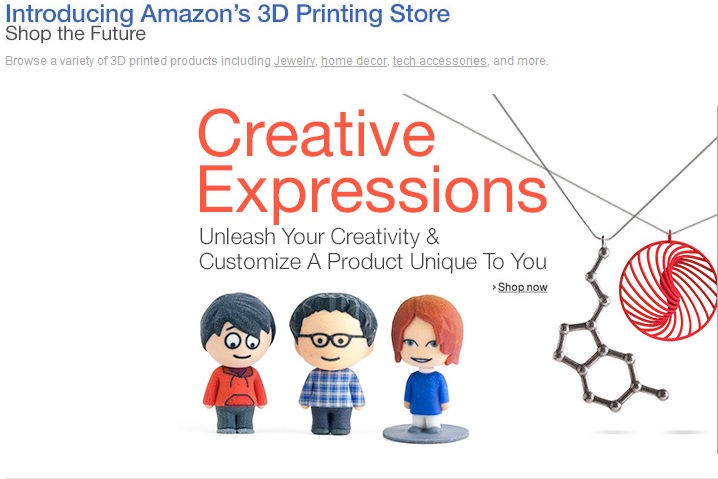 Amazon 3D PRinting Store