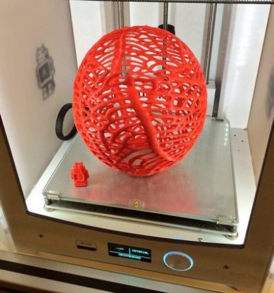 3D printed lamp