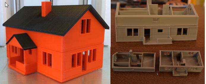 3d printed miniature house