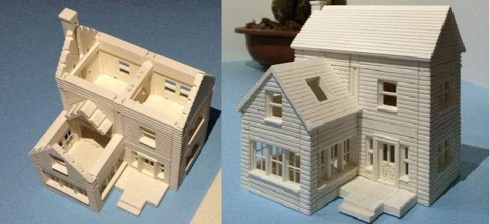 3d printed miniature house