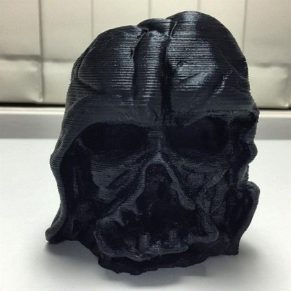 Melted Darth Vader 3D printed