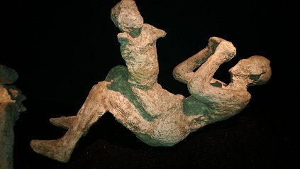 Pompeii Cast at a museum