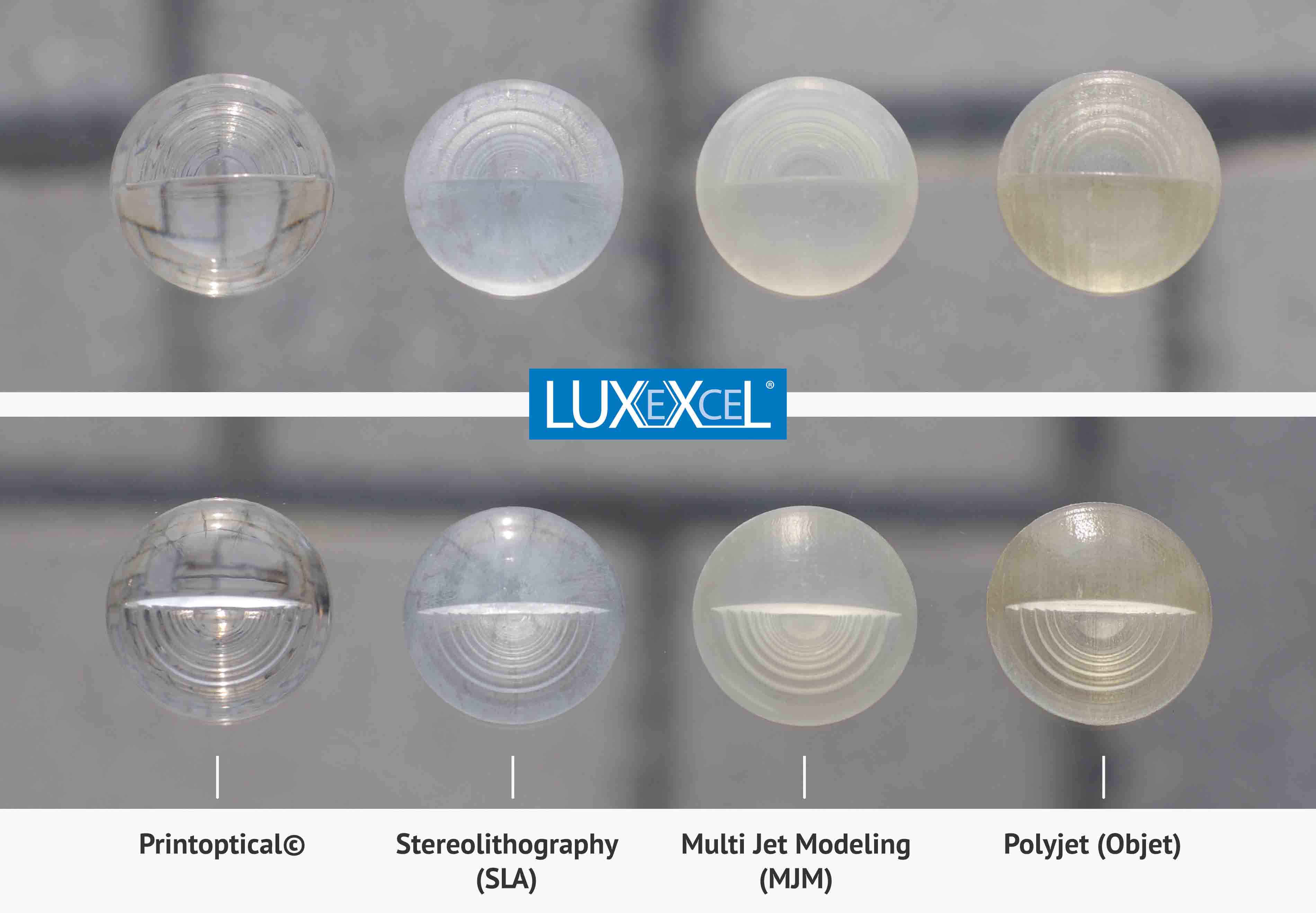 3D printing in optics by LUXeXcel and OPTIS