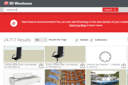 3dwarehouse - think3D top 10 design repositaries