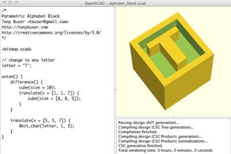 think3D top 10 cad softwares openscad