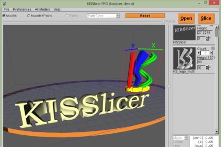 think3D top 10 softwares kisslicer host
